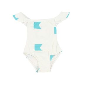 PIUPIUCHICK GREEN PRINT SWIMSUIT
